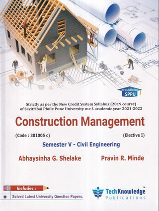 Construction Management (Third Year TY Degree in Civil Engineering – Semester 5 – SPPU)