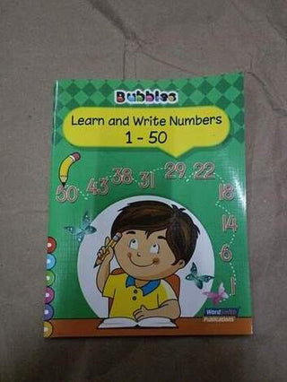 1-50 क्रमांक शिका आणि लिहा
