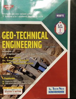 Geo-Technical Engineering : Sem 4 MSBTE Diploma (Civil Engineering)