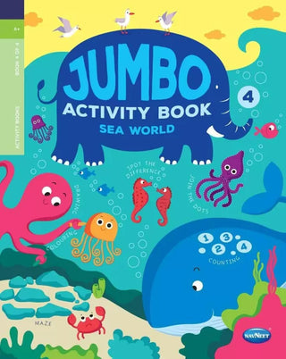 Jumbo Activity Book Sea World- 4