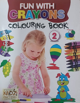 Crayons कलरिंग बुक 2 सह मजा