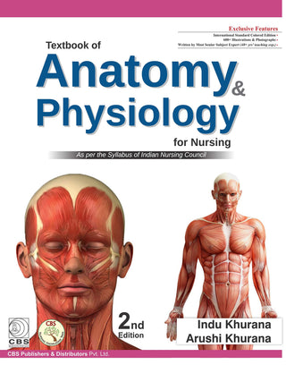 Textbook of

Anatomy & Physiology

for Nursing

As per the Syllabus of Indian Nursing Council 2nd Edition