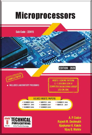 Microprocessors for MSBTE  I  Scheme (IV - Comp. - 22415)
