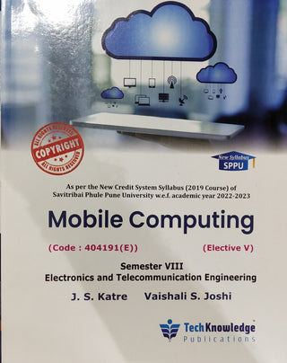 Mobile Computing : Sem 8 SPPU (Electronics And Telecommunication Engineering)