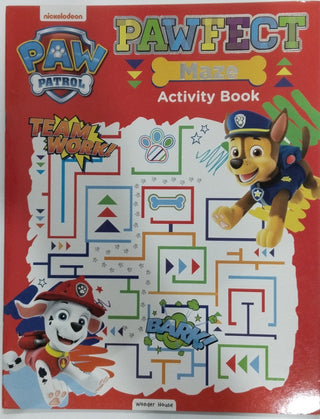 Paw Patrol Pawfect Maze क्रियाकलाप पुस्तक: मुलांसाठी क्रियाकलाप पुस्तके