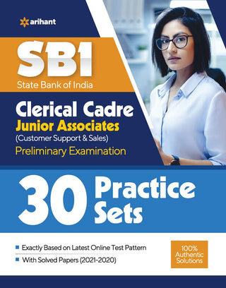 SBI Clerical Cadre Junior Associates (Customer Support & Sales) Preliminary Examination 30 Practice Sets