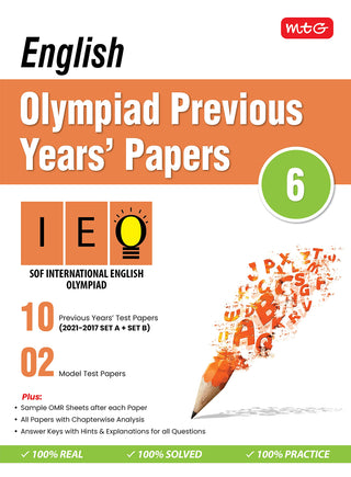English Olympiad Previous Years' Papers Class -6