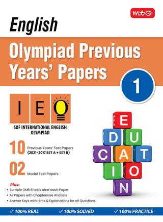 English Olympiad Previous Years' Papers Class -1