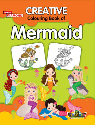 Creative Colouring Book Of Mermaid