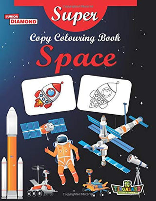 Super Copy Colouring Book Space
