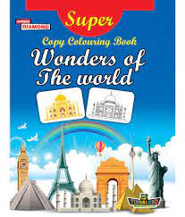 Super Copy Colouring Book Wonders Of The World