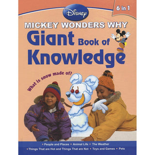 Mickey Wonders Why Giant Book Of Knowledge