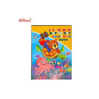 Jumbo Dot To Dot Colouring Book