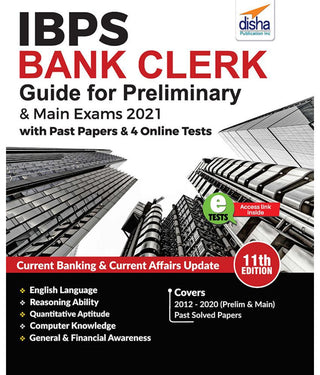 IBPS Bank Clerk Guide For Preliminary & Main Exams 2021