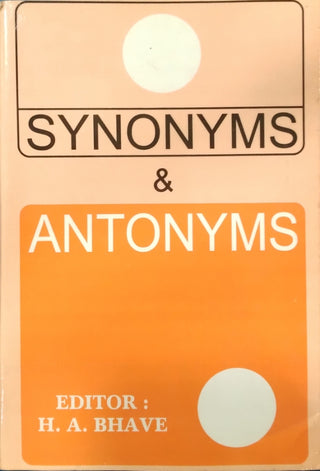 SYNONYMS & ANTONYMS