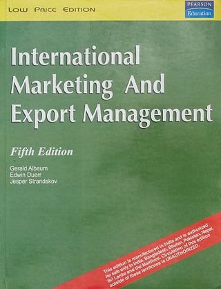 International Marketing And Export Management (Fifth Edition)