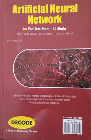 Artificial Neural Network for SPPU 19 Course (TE - SEM VI - AI&DS) - 317531 (Decode) (END SEM)