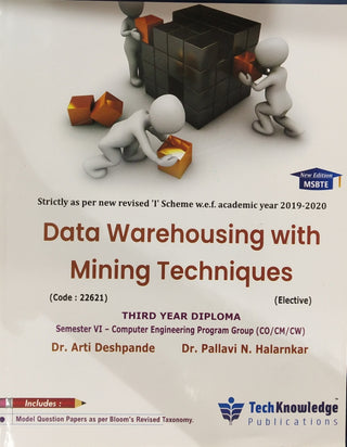 Data Warehousing With Mining Techniques MSBTE T.Y. Diploma Sem VI Computer Engineering Program Group (CO/CM/CW)