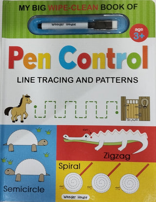 My Big Wipe And Clean Book Of Pen Control For Kids : Line Tracing And Patterns Age 3+