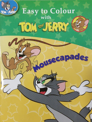 Easy To Colour With TOM And JERRY