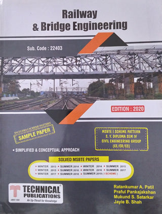 Railway & Bridge Engineering : Sem 4 MSBTE  I Scheme S.Y Diploma (Civil Engineering)