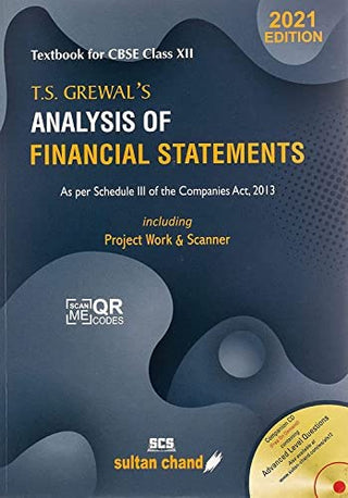 T. S. Grewal's Analysis Of Financial Statements Textbook For CBSE Class 12
