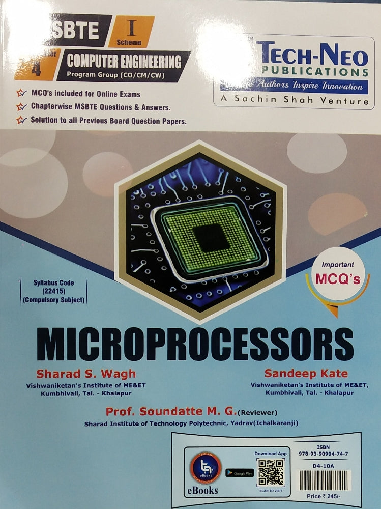 microprocessor summary for msbte computer engineering... MICROPROCESSORS : MSBTE Sem 4 Computer Engineering – BookStation
